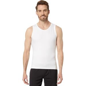 Spanx Men's Cotton Compression Sculpt Tank Top Sleeveless White Size M NWT